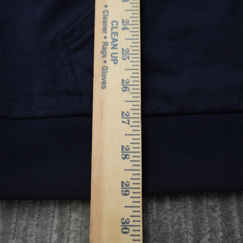 Oracle Hoodie Men Marine Layer Dark Blue Full Zip Fleece Cloud World 22 Large - Picture 3 of 15